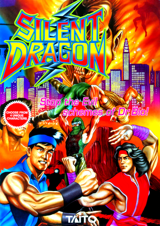 Silent Dragon (World) Arcade Game Cover